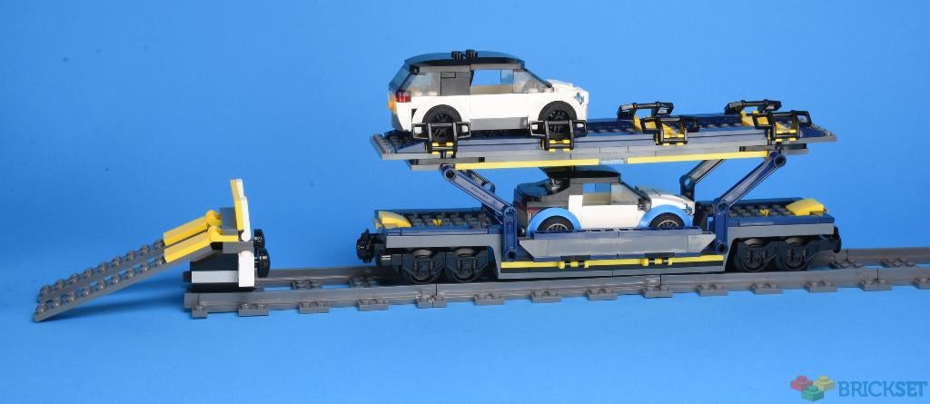 Lego 60336 trein: autowagon + laadstation + stootbuffer, Ophalen of Verzenden, Nieuw, Complete set, Lego