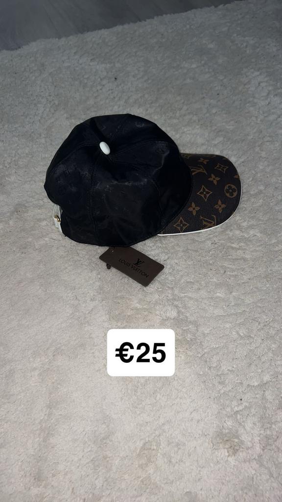 Louis Vuitton Pet Zwart/Bruin Monogram, Kleding | Heren, Hoeden en Petten, Ophalen of Verzenden, Zo goed als nieuw