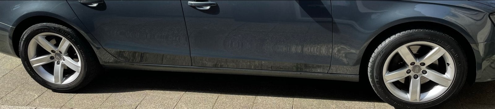 Originele audi velgen met winterbanden, Ophalen, Gebruikt, Banden en Velgen, 17 inch