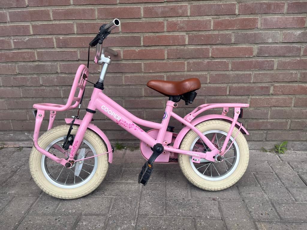 Cooper fietsje 12 inch, Fietsen en Brommers, Fietsen | Kinderfietsjes, Ophalen, Gebruikt, Minder dan 16 inch, Zijwieltjes