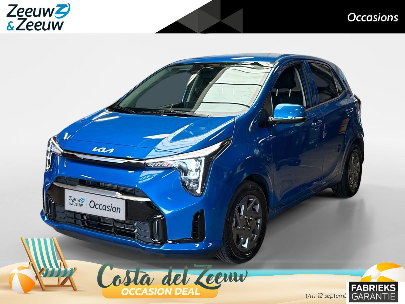 Kia Picanto 1.0 DPI DynamicPlusLine 1e Eigenaar | Navi | Cru, Auto's, Voorwielaandrijving, 12 maanden, Stof, Euro 6
