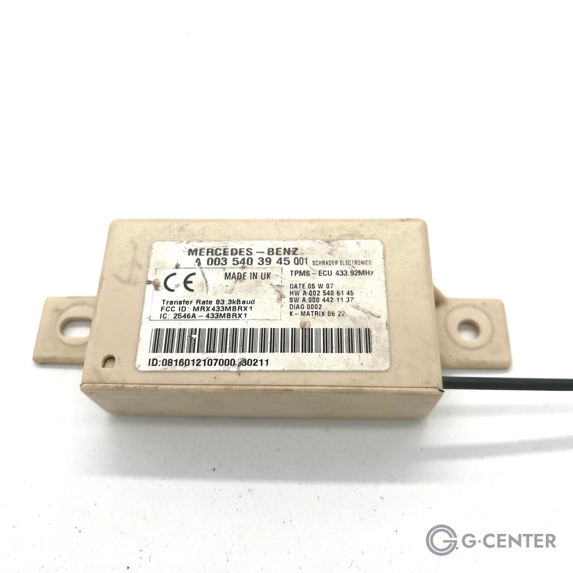 Mercedes-Benz G-klasse TPMS Module A0035403945 Bandenspannin, Gebruikt, -, -, Ophalen of Verzenden