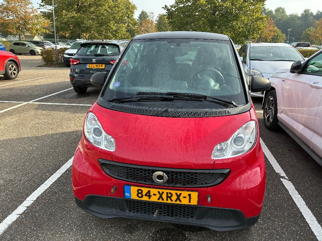 Smart ForTwo 1.0 45KW Coupe MHD AUT 2012 Zwart, Auto's, Automaat, Zwart, 0 kg, 61 pk