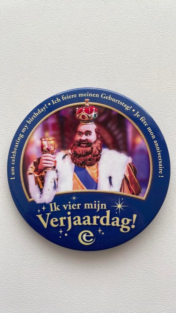 Efteling button Symbolica Verjaardag, Verzamelen, Efteling, Ophalen of Verzenden, Nieuw, Button of Speldje