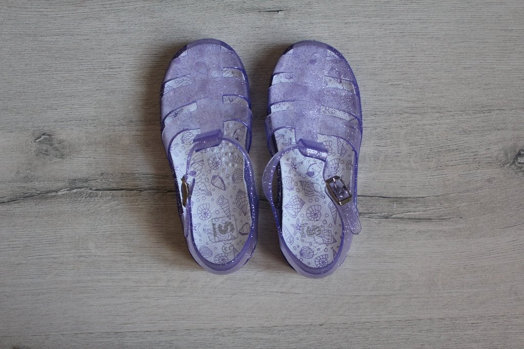 Paarse waterschoenen / zwemschoenen transparant maat 33, Kinderen en Baby's, Kinderkleding | Kinder-zwemkleding, Zwemschoenen