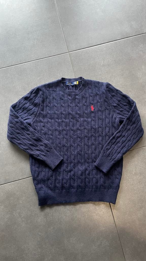 Ralph lauren trui - Navy Blue, Verzenden, Zo goed als nieuw, Maat 46 (S) of kleiner, Blauw