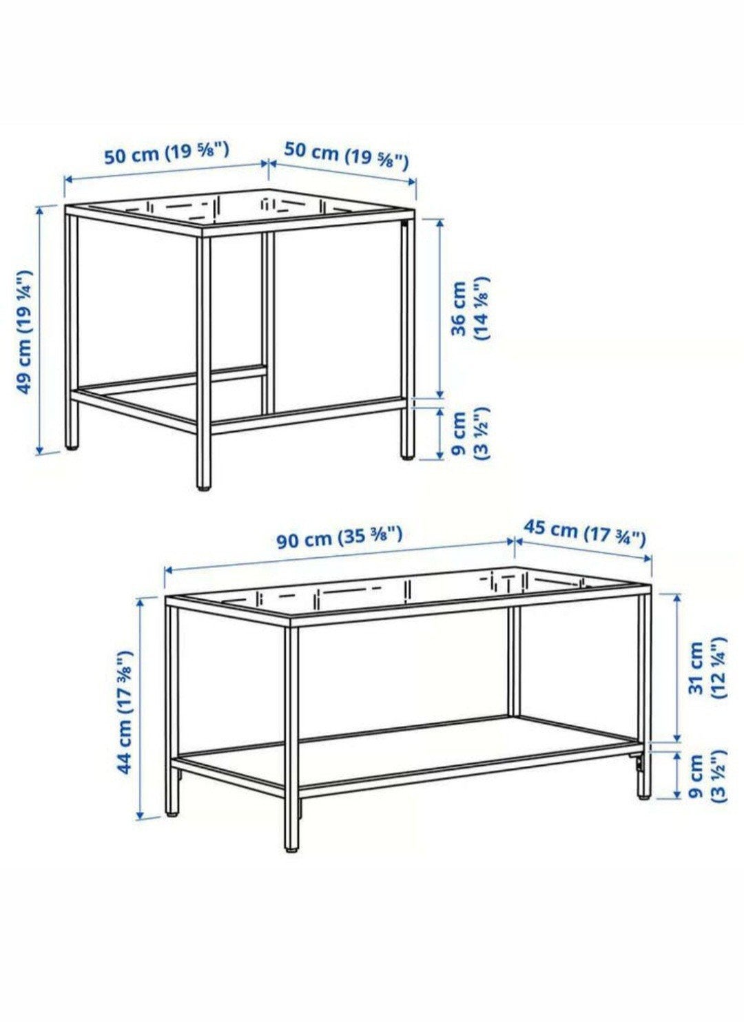 Salontafel set 2 stuks, Ophalen