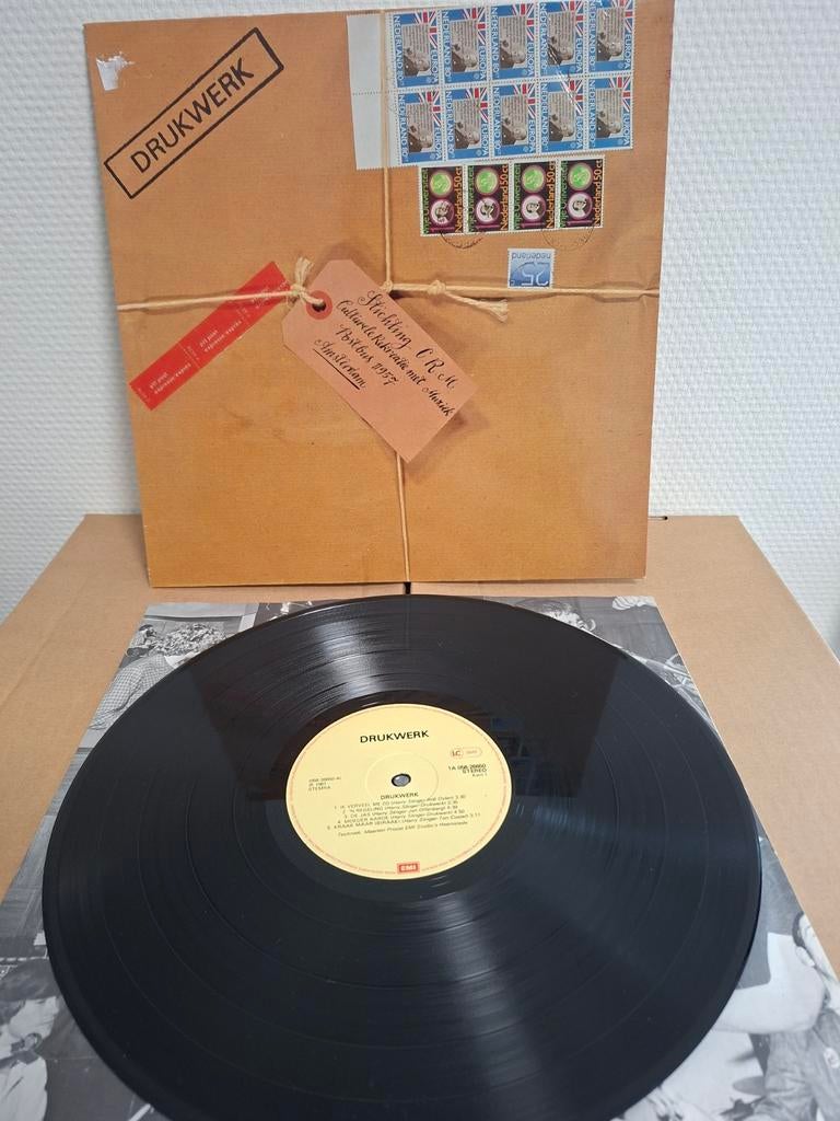 Lp van Drukwerk, Cd's en Dvd's, Vinyl | Nederlandstalig, Ophalen of Verzenden, Gebruikt, 12 inch