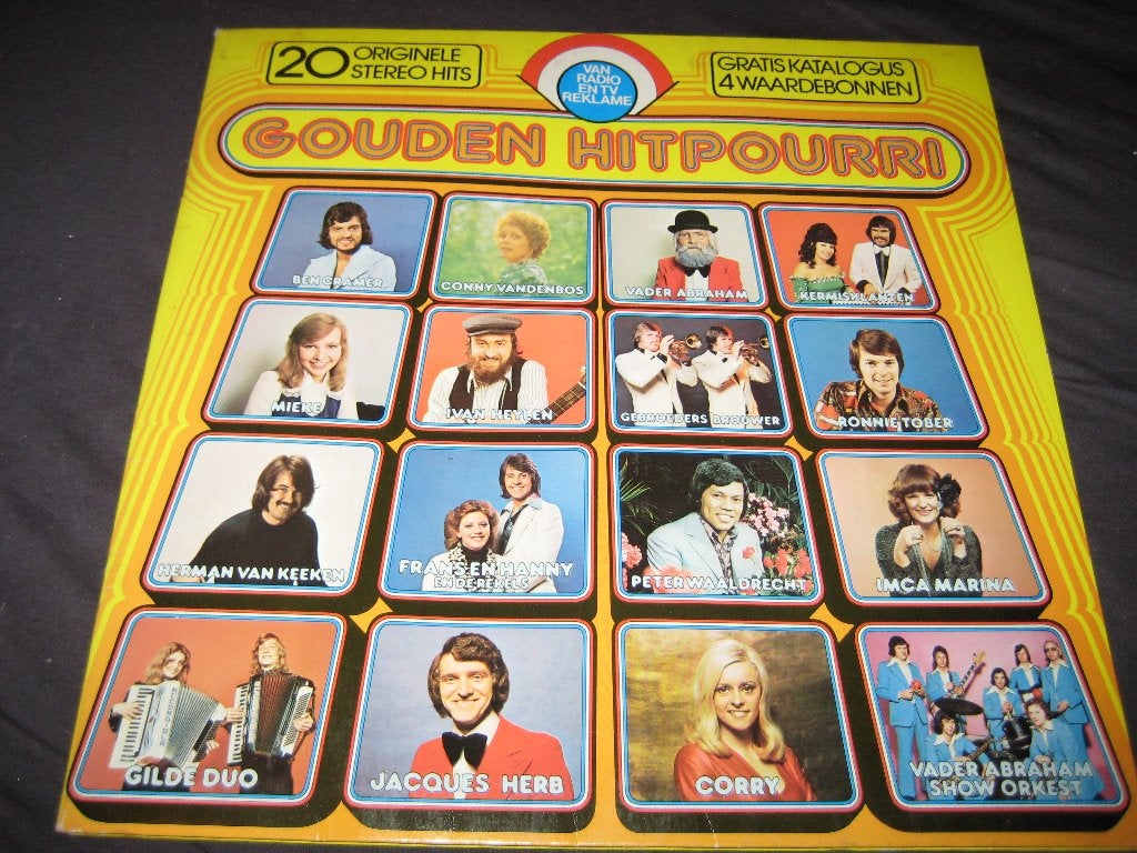 LP, Gouden Hitpourri, 20 originele Stereo Hits, Ophalen of Verzenden, Zo goed als nieuw, 12 inch