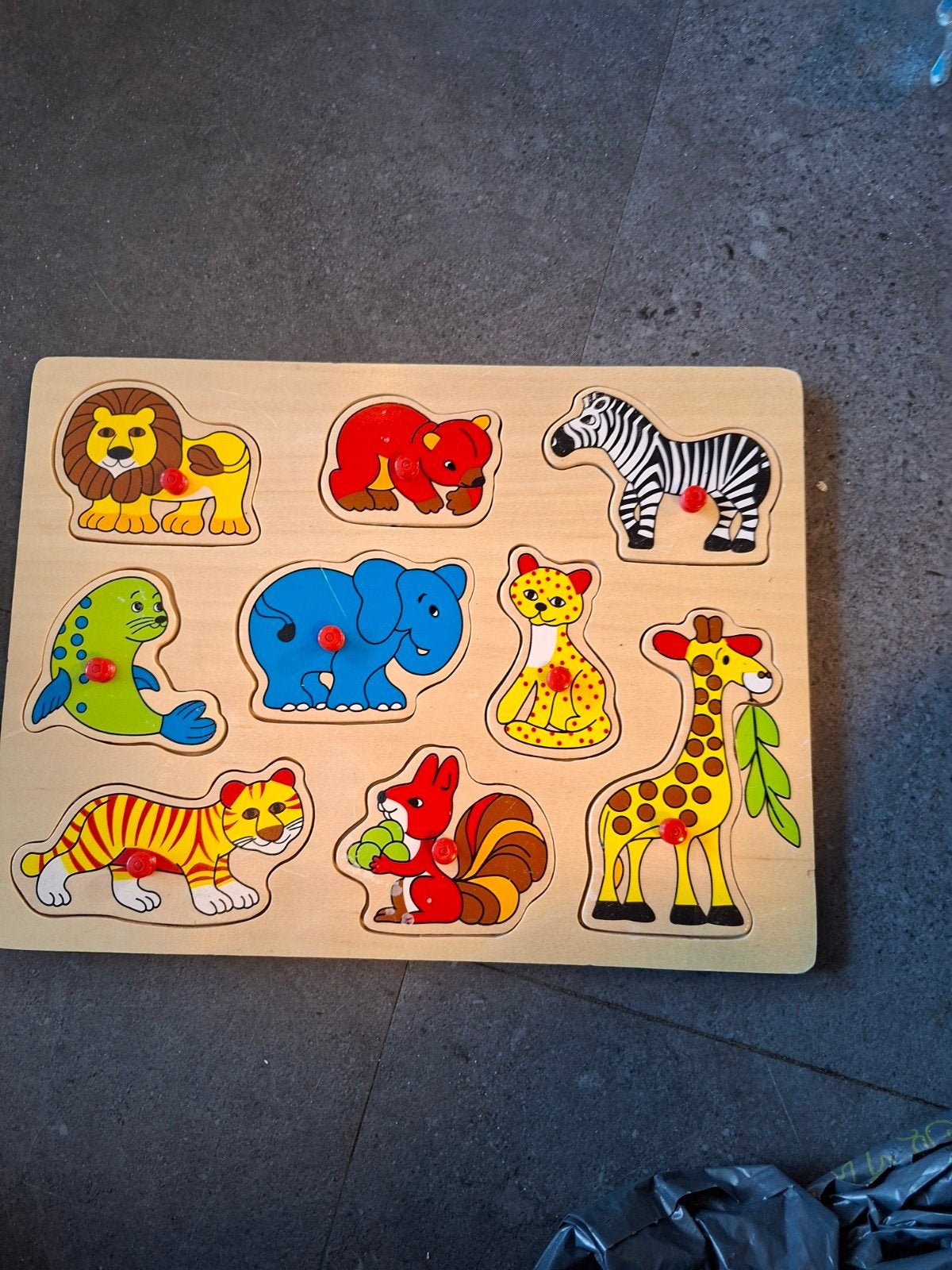 Houten Dieren Puzzel voor Kinderen, Ophalen, Gebruikt, Overige typen