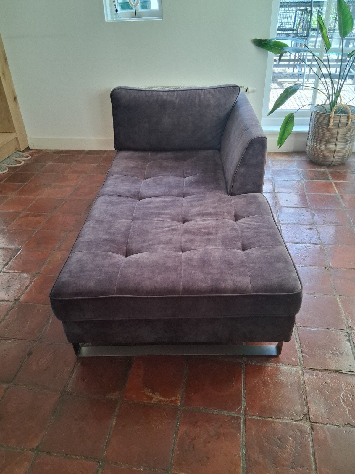 Chaise longue Riviera Maison, Ophalen, Eenpersoons, 75 tot 100 cm, Zo goed als nieuw