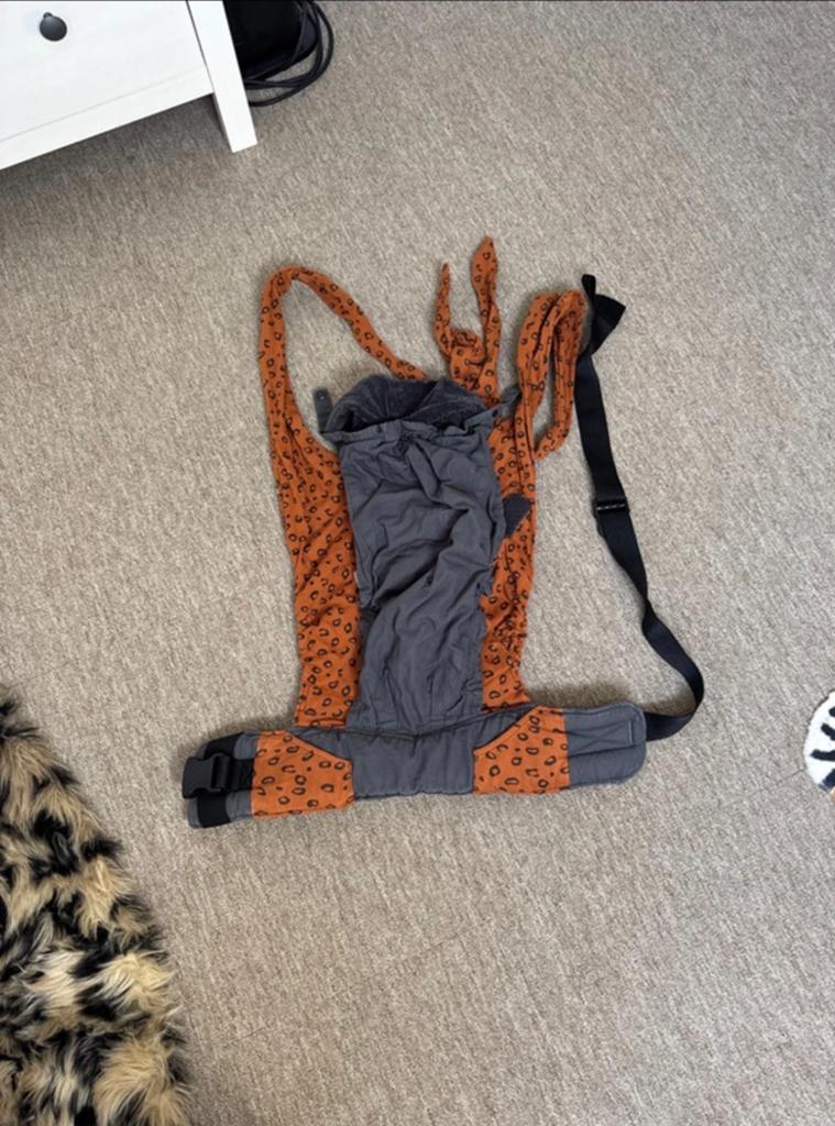 Hema Draagzak met Luipaardprint - Comfortabel en Stijlvol, Overige merken, Gebruikt, Buik of Rug, Ophalen of Verzenden