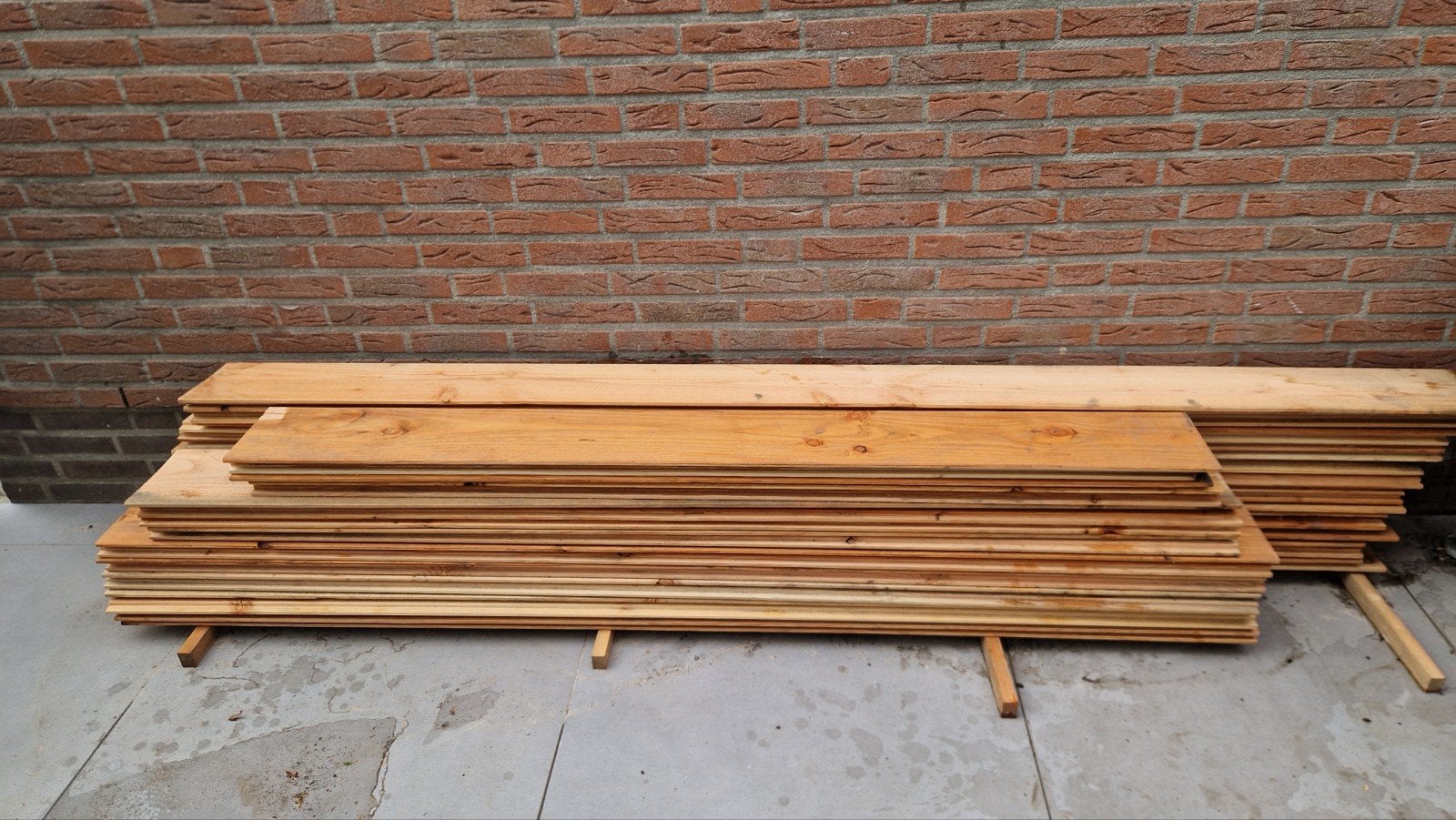 Houten planken - douglashout, Ophalen, Gebruikt, 25 tot 50 mm, 200 tot 250 cm