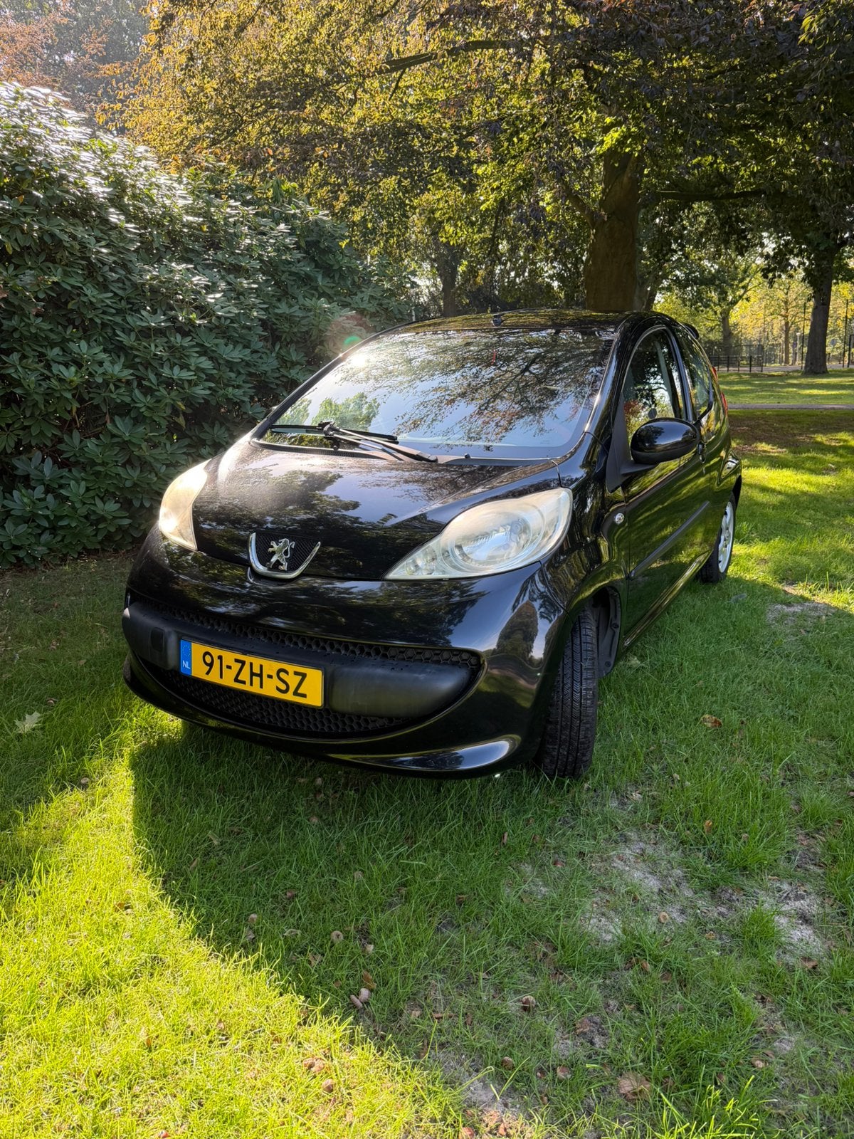 Peugeot 107 zwart, Zwart, Overige kleuren, Handgeschakeld, Particulier