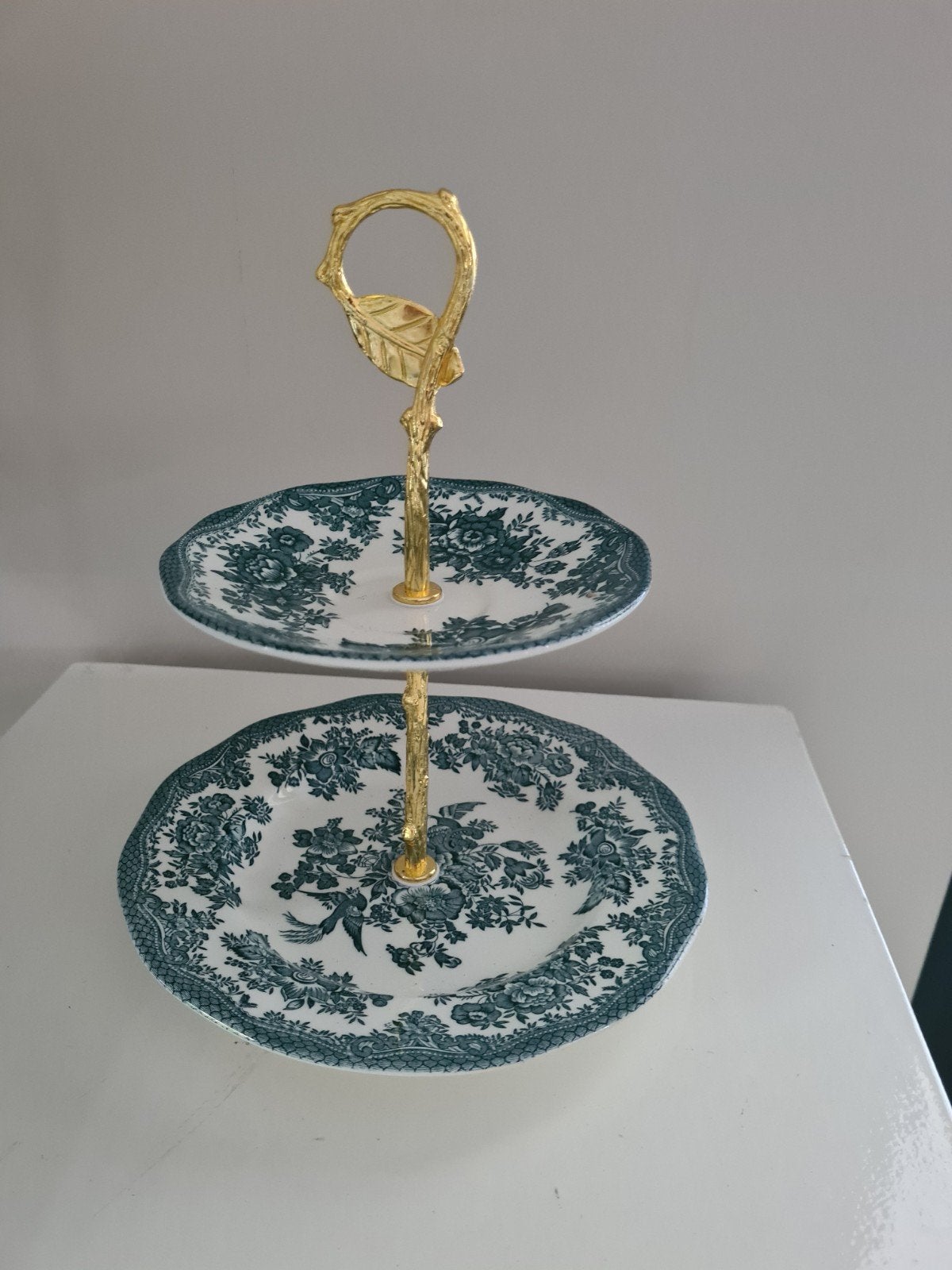 Prachtige Vintage Etagère Enoch Wedgwood • Asiatic Pheasants, Ophalen