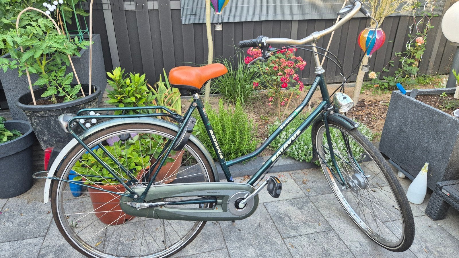 Batavus Barcelona Damesfiets - Groen, Fietsen en Brommers, Ophalen, Versnellingen, Batavus, Trommelrem