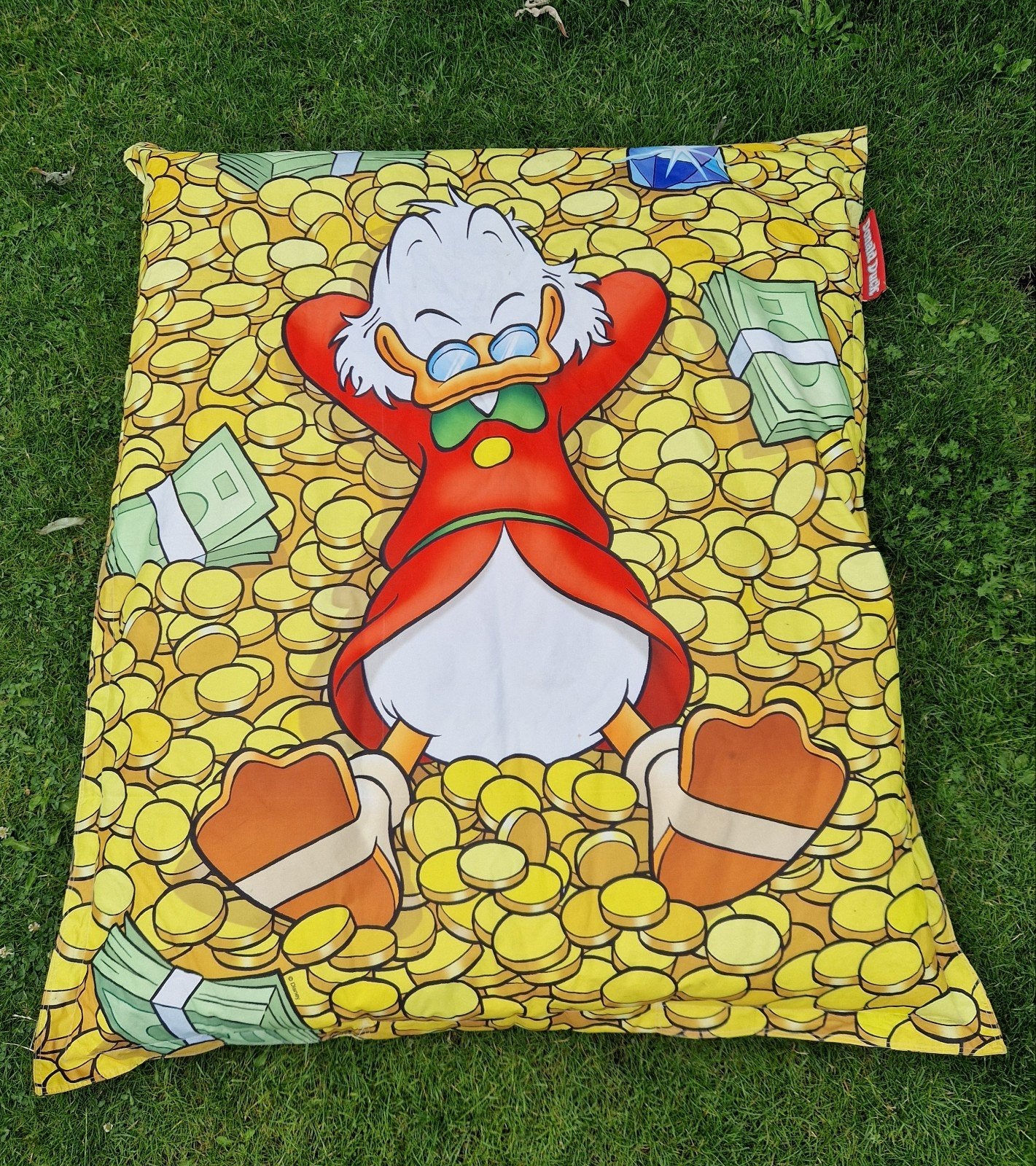 Dagobert Duck zitzak., Ophalen, Meerkleurig, Zitzak