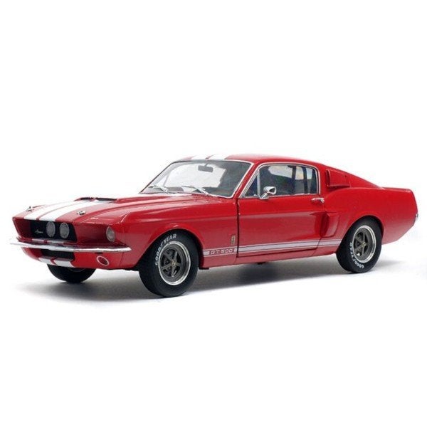 Ford Shelby Mustang GT500 1967 Rood Modelauto 1/18 Solido, Hobby en Vrije tijd, Modelauto's | 1:18, Nieuw, Auto, Solido, Ophalen of Verzenden