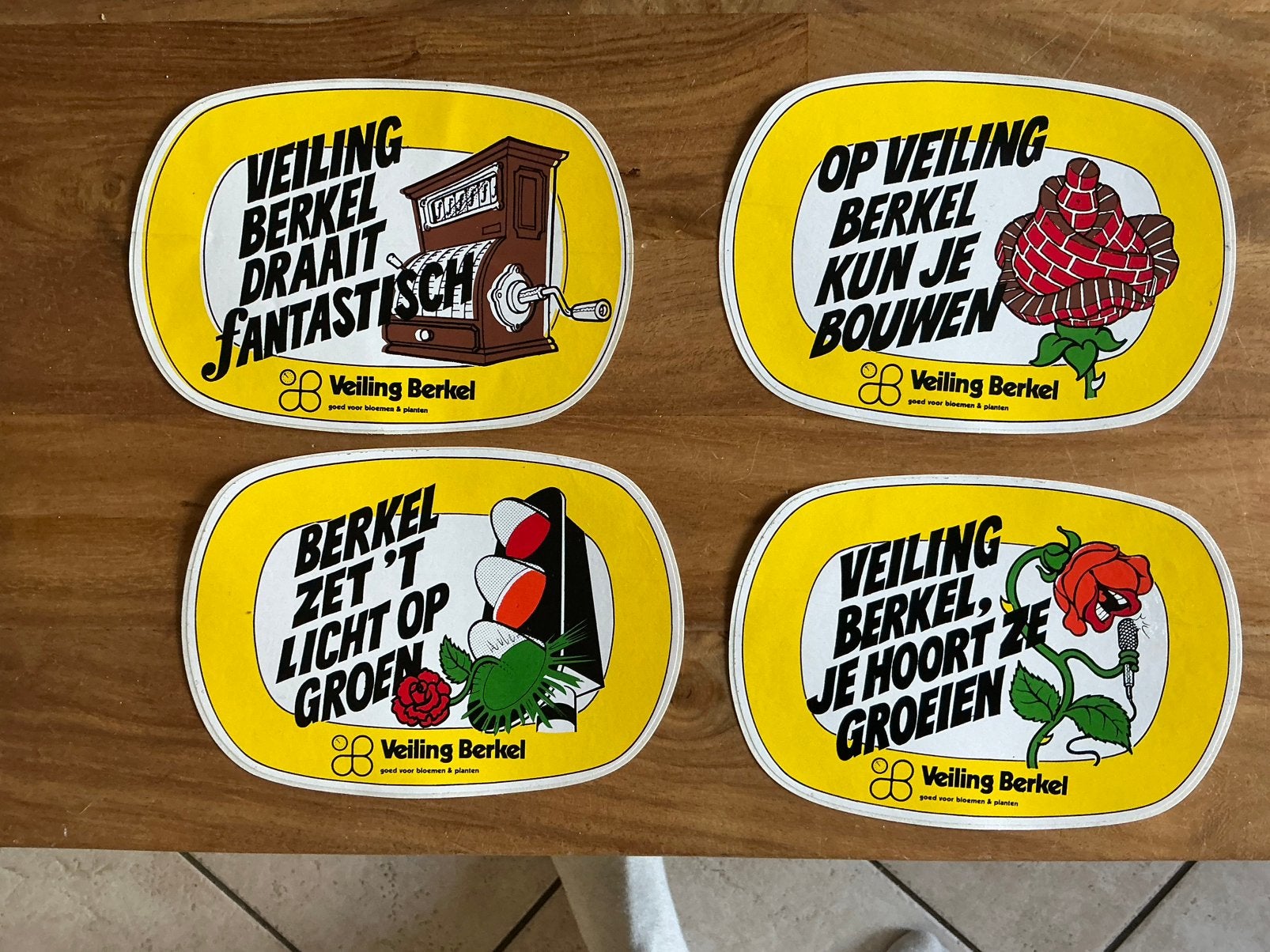 Stickers veiling berkel, Verzamelen, Ophalen of Verzenden, Zo goed als nieuw