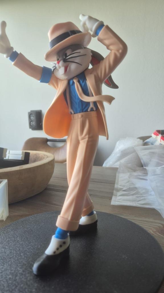 Bugs Bunny Michael Jackson Figuur - Uniek Verzamelaarsitem, Ophalen of Verzenden, Nieuw