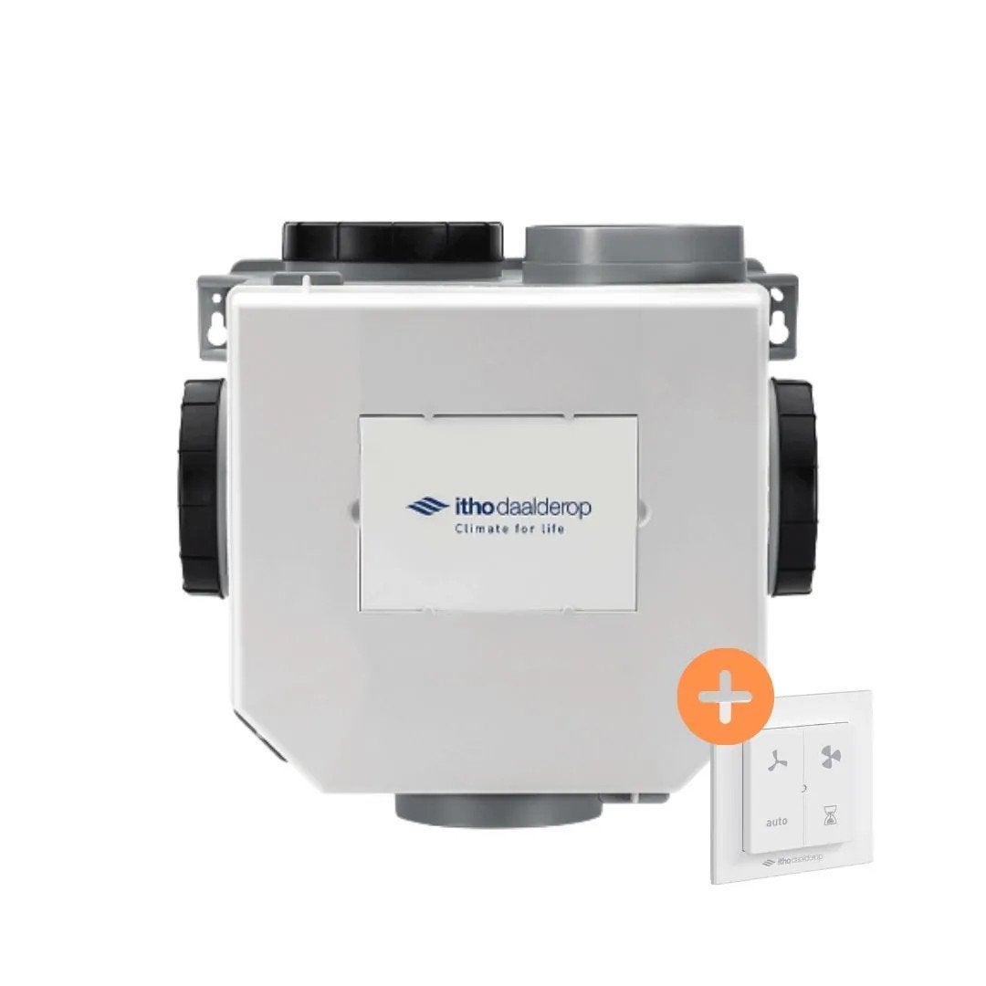 Itho CVE Eco SP ventilatiebox met RF bediening, Ophalen of Verzenden, Nieuw, Ventilator en Afzuiger