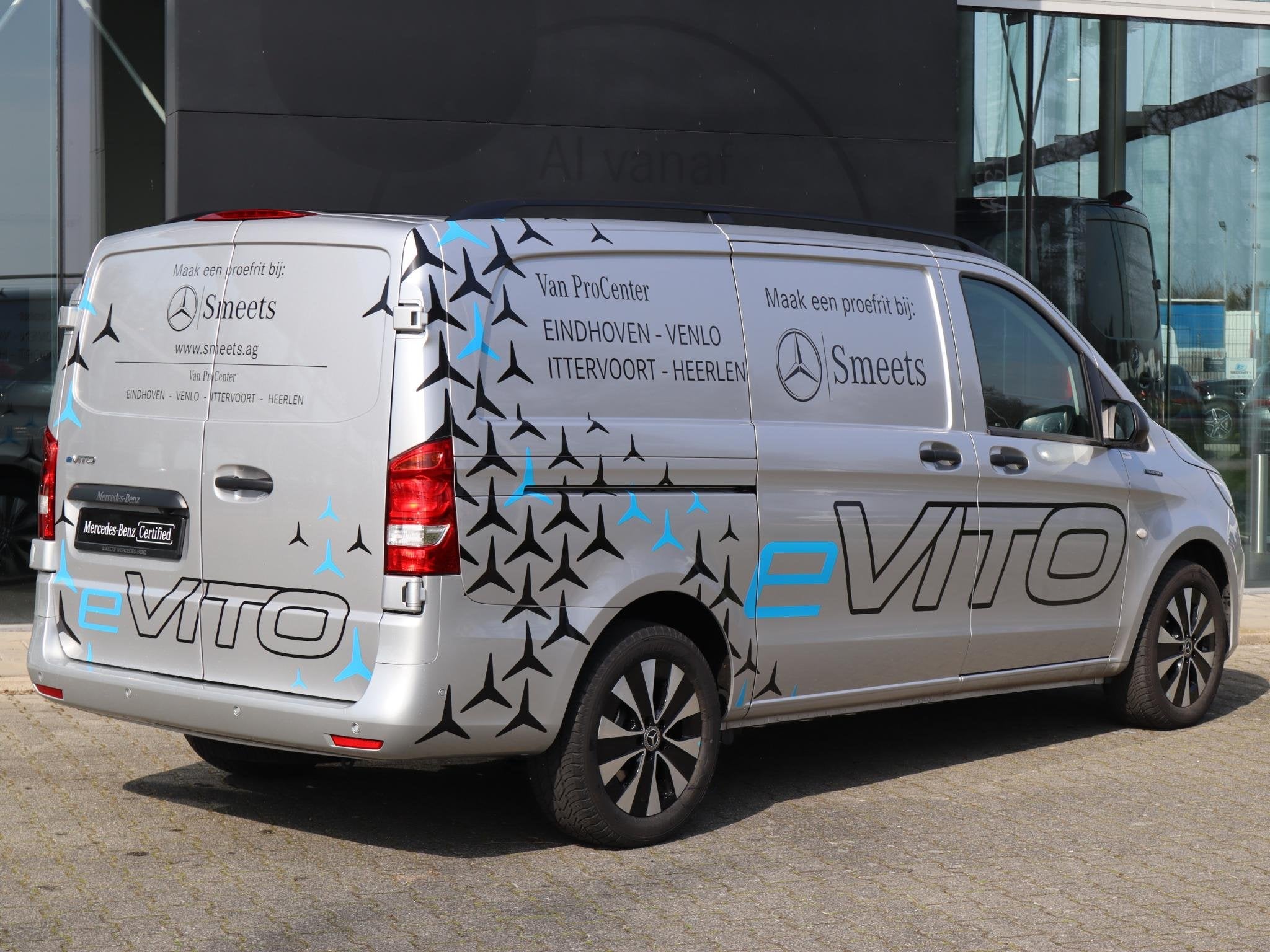 Mercedes-Benz eVito LANG 286km WLTP, Auto's, Bestelauto's, Stof, 116 pk, Te koop, 60 kWh