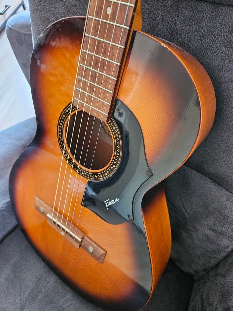 Framus Amateur steelstring vintage gitaar, Ophalen, Gebruikt