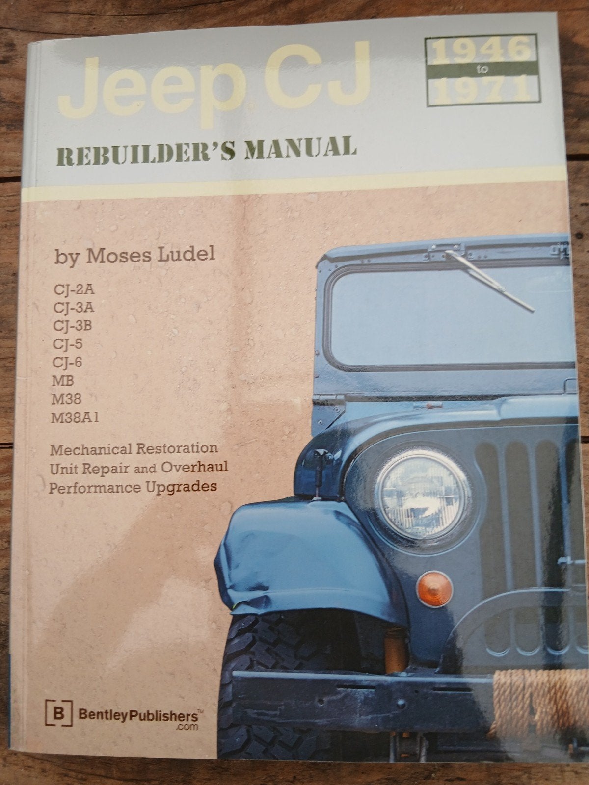 jeep cj 2 cj3 cj5 cj6 mb m38 m38a1 manuel, Ophalen of Verzenden, Nieuw, Algemeen, Moses Ludel