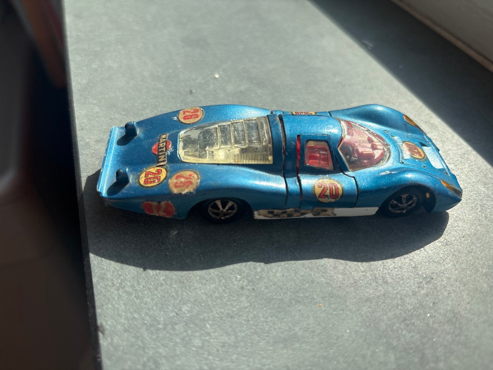 Vintage Martini Porsche 907 Speelgoedauto (Made in Germany), Ophalen of Verzenden, Gebruikt