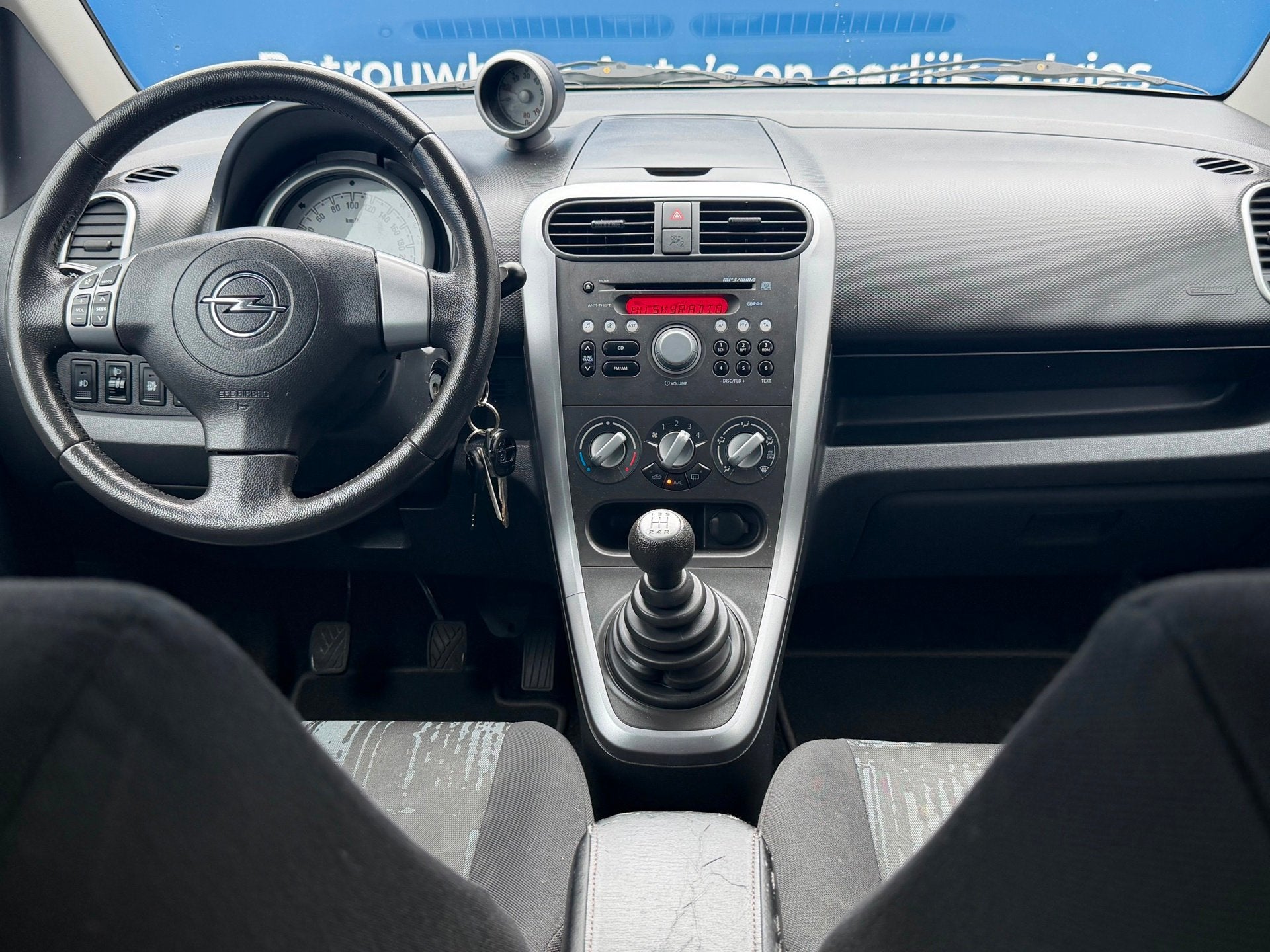Opel Agila 1.2 Edition|Airco|ElektrischeRamen|TourenTeller|L, Auto's, Voorwielaandrijving, Stof, 4 cilinders, 965 kg