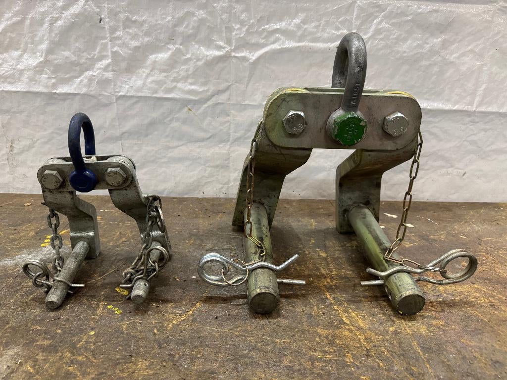Handy Hook flenshaak flens hijshaak  1,1 en 3 ton, Doe-het-zelf en Verbouw, Lieren en Takels, Ophalen, Gebruikt