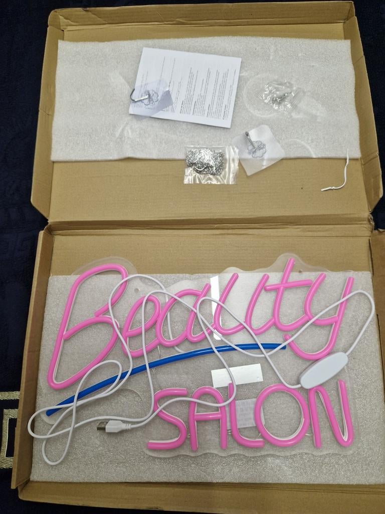 Beauty Salon LED Neon Verlichting - Nieuw met USB, Ophalen of Verzenden, Nieuw
