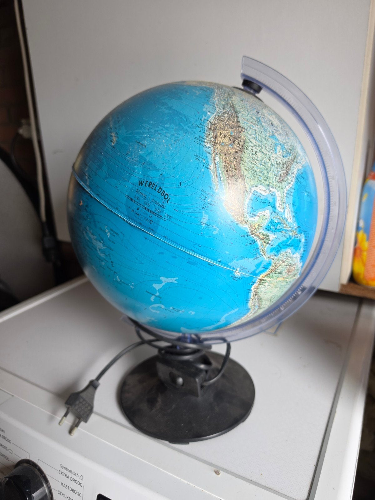 Verlichte Wereldbol - Educatief en Decoratief, Ophalen of Verzenden