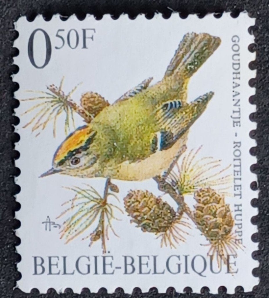 België 1991 - OBP 2424 - Buzin vogel  Goudhaantje, Verzenden, Frankeerzegel, Postfris, Postfris
