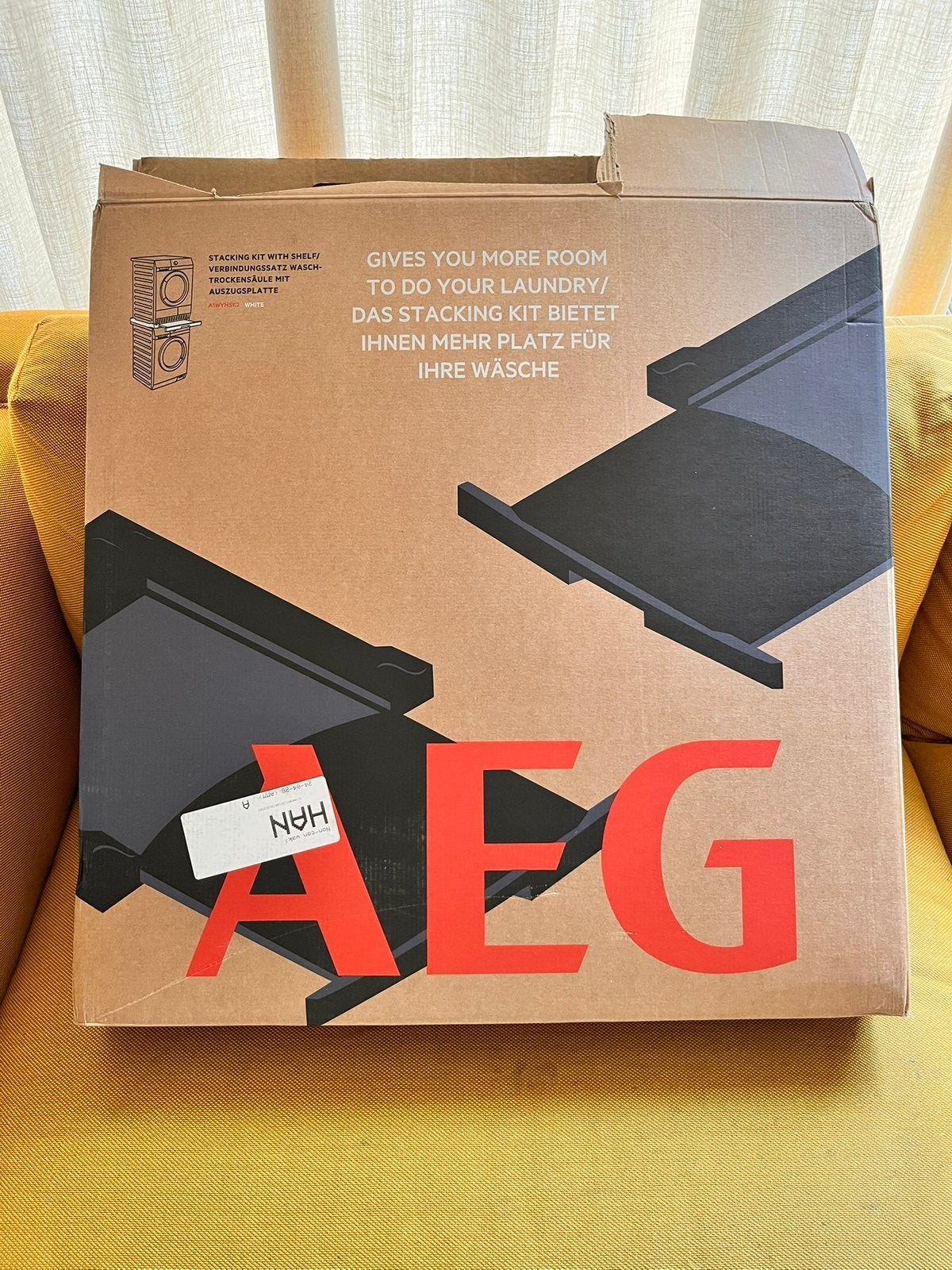 AEG STA8GW4 stapelkit tussen wasmachine en droger, Ophalen, Nieuw
