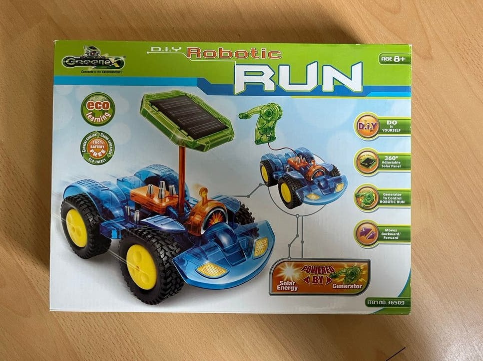 DIY Robotic Run Solar Auto & Houten 3D Wolf Puzzel, Ophalen, Nieuw, Knutselen