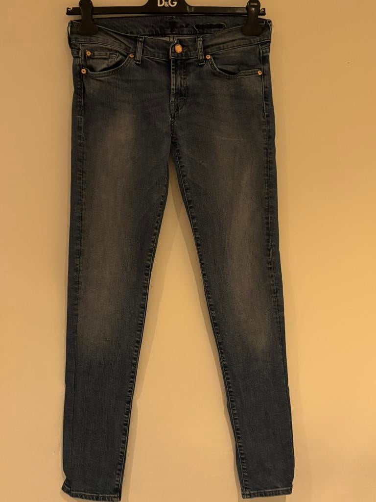 7 for all mankind jeans maat 28, Ophalen of Verzenden, Zo goed als nieuw, Blauw, W28 - W29 (confectie 36)