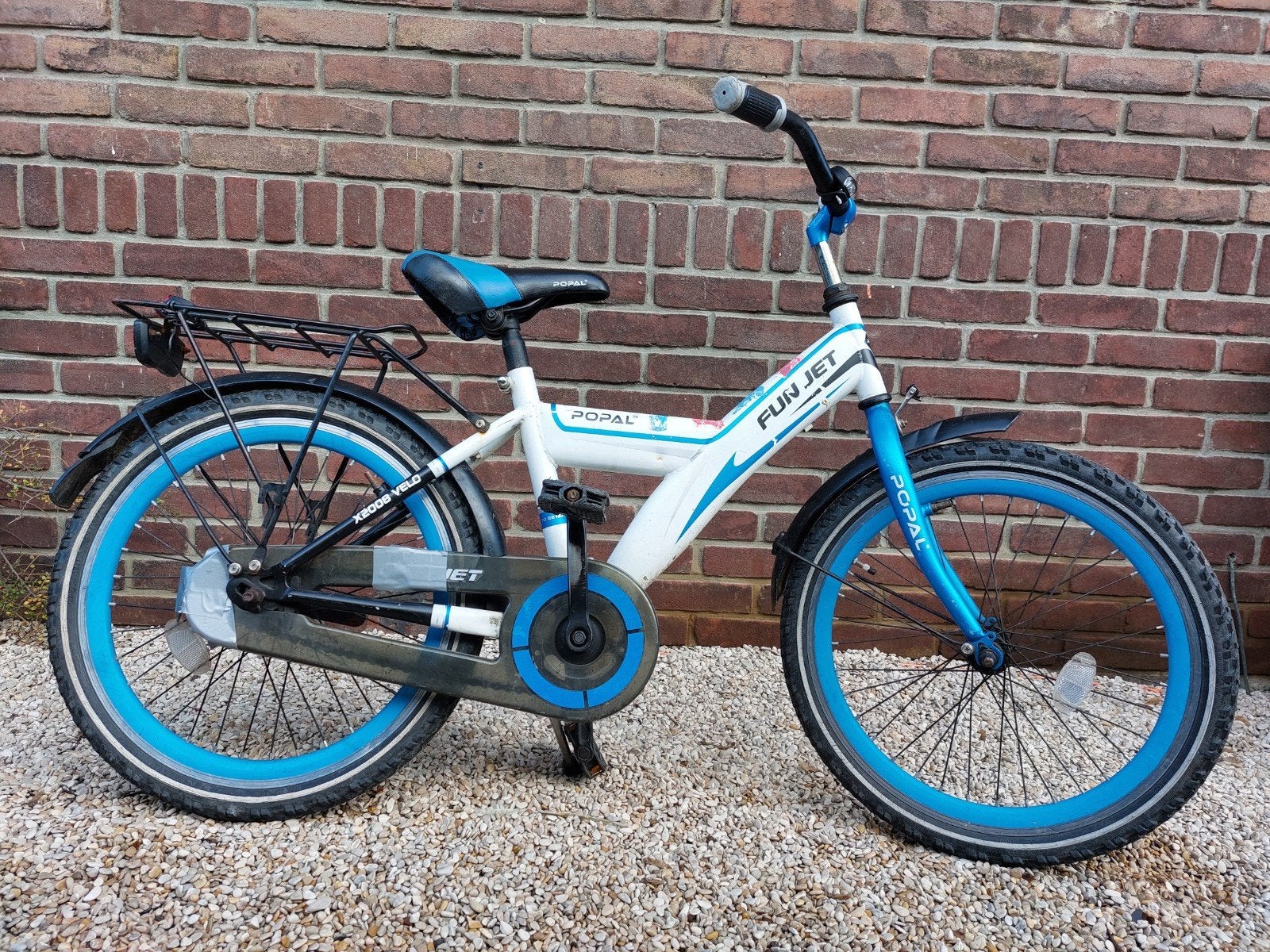 stoere jongensfiets, Fietsen en Brommers, Ophalen, Gebruikt, Terugtraprem, 20 inch