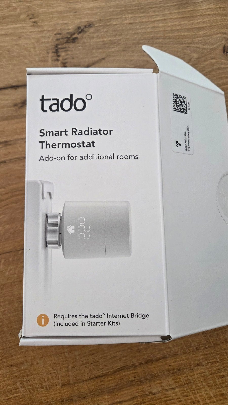 Tado Slimme Radiatorthermostaat - in doos, Doe-het-zelf en Verbouw, Ophalen of Verzenden, Slimme thermostaat, Zo goed als nieuw