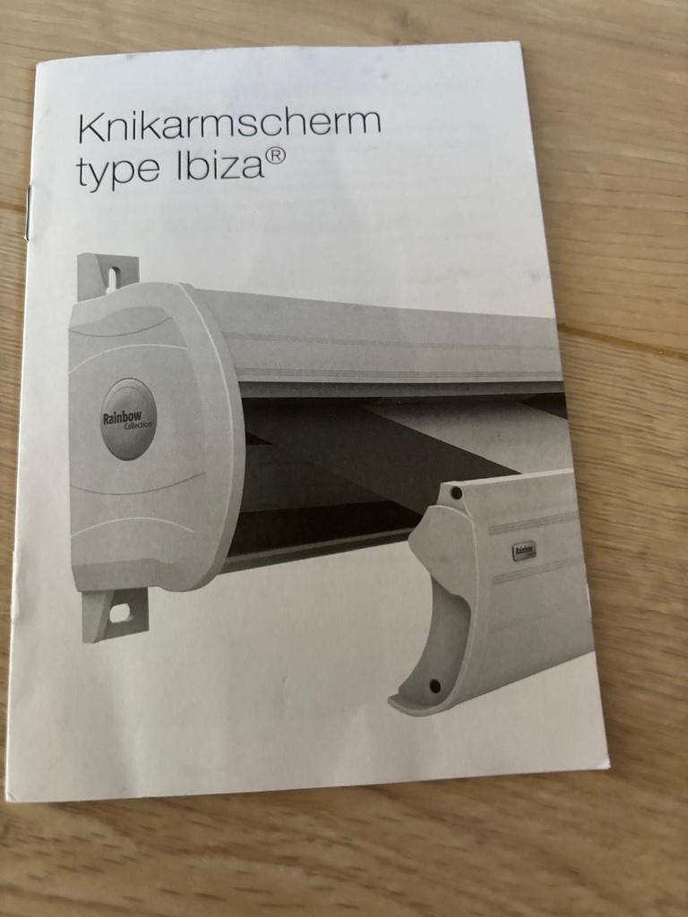 Zonwering scherm, Ophalen, Overige typen, 450 cm of meer, Zo goed als nieuw