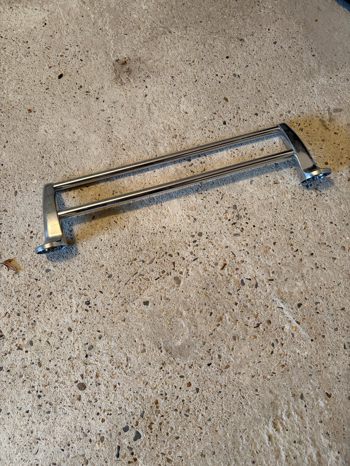 Handdoek rek, Huis en Inrichting, Ophalen, Gebruikt, Zilver, Handdoekenrek
