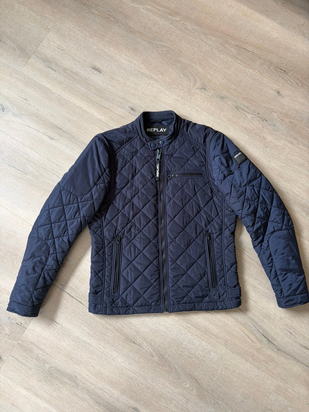 Replay heren jas, Ophalen, Zo goed als nieuw, Maat 42/44 (L), Blauw