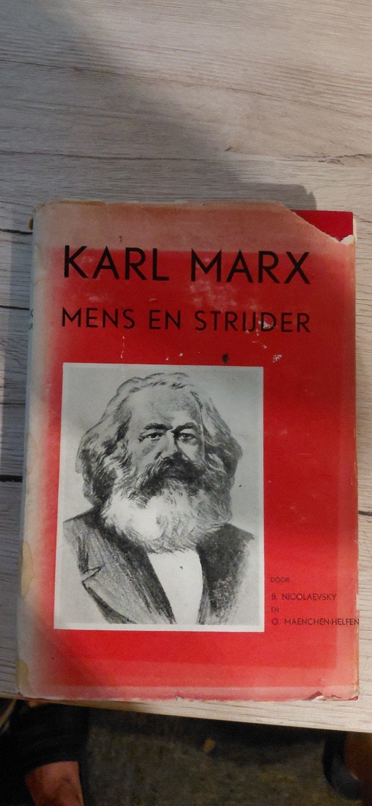 boek uit 1949// Karl Marx mens en strijder / biografie, Wijsbegeerte of Ethiek, Ophalen of Verzenden, B nicolaevsky, Gelezen