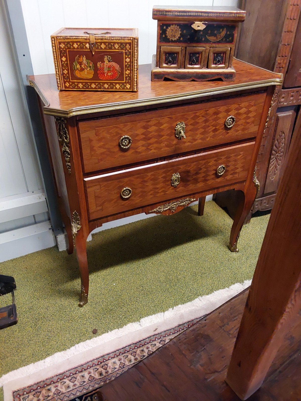 Antieke Louis Seize Commode met Schrijflade, Ophalen
