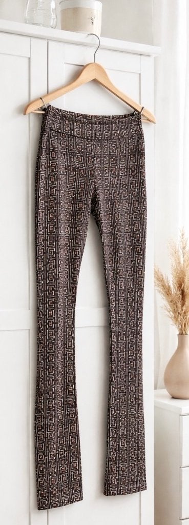 Eksept travelstof bruin zwarte legging nieuw maat XS, Legging, Maat 36/38 (S), Bruin, Nieuw