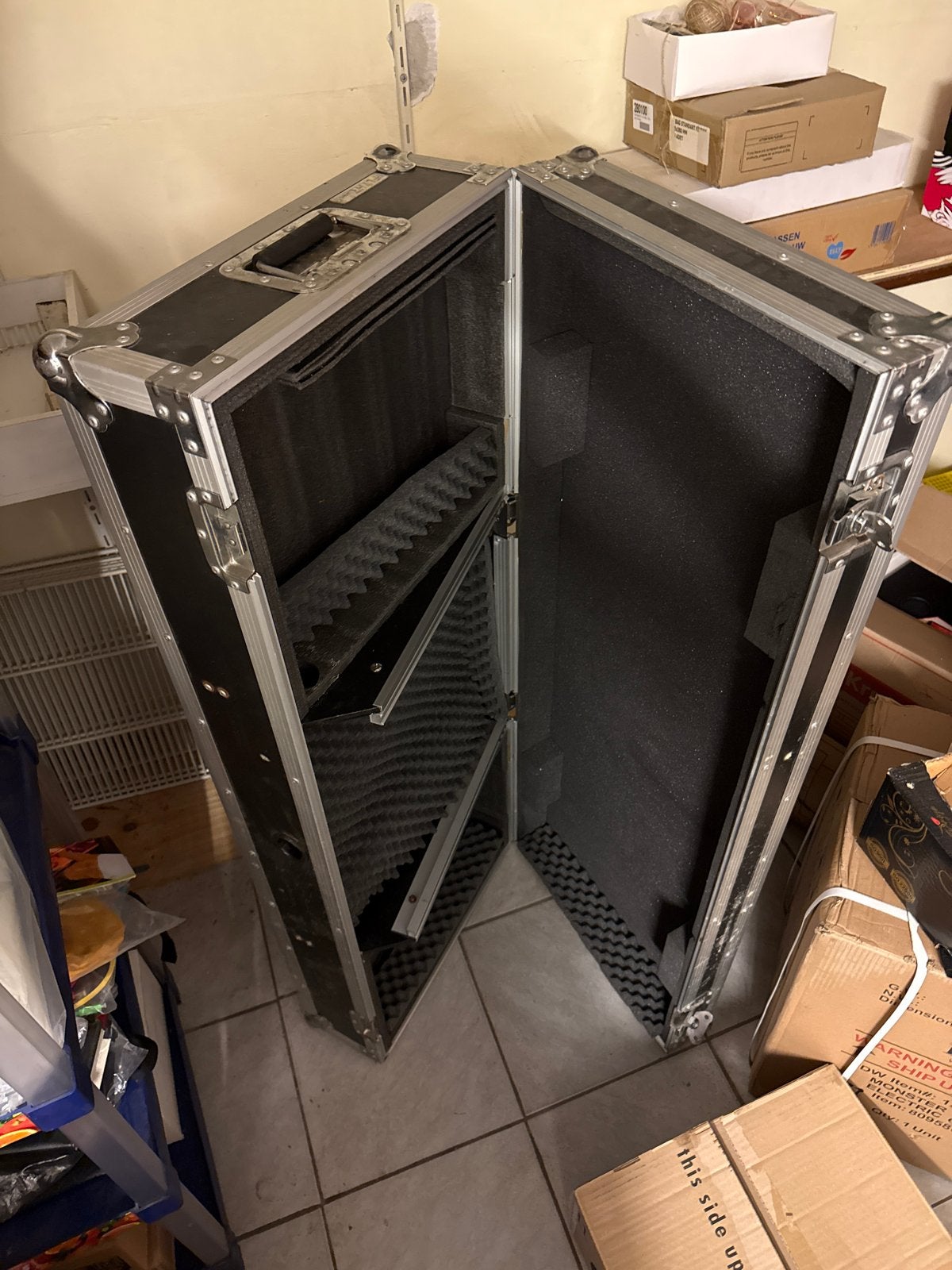 Flightcase / transportkoffer voor professionele muziekappara, Muziek en Instrumenten, Behuizingen en Koffers, Ophalen, Gebruikt