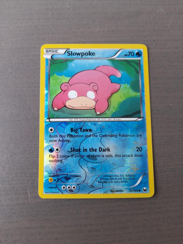 Dark explorers 23/108 slowpoke reverse, Ophalen of Verzenden, Zo goed als nieuw, Losse kaart, Foil