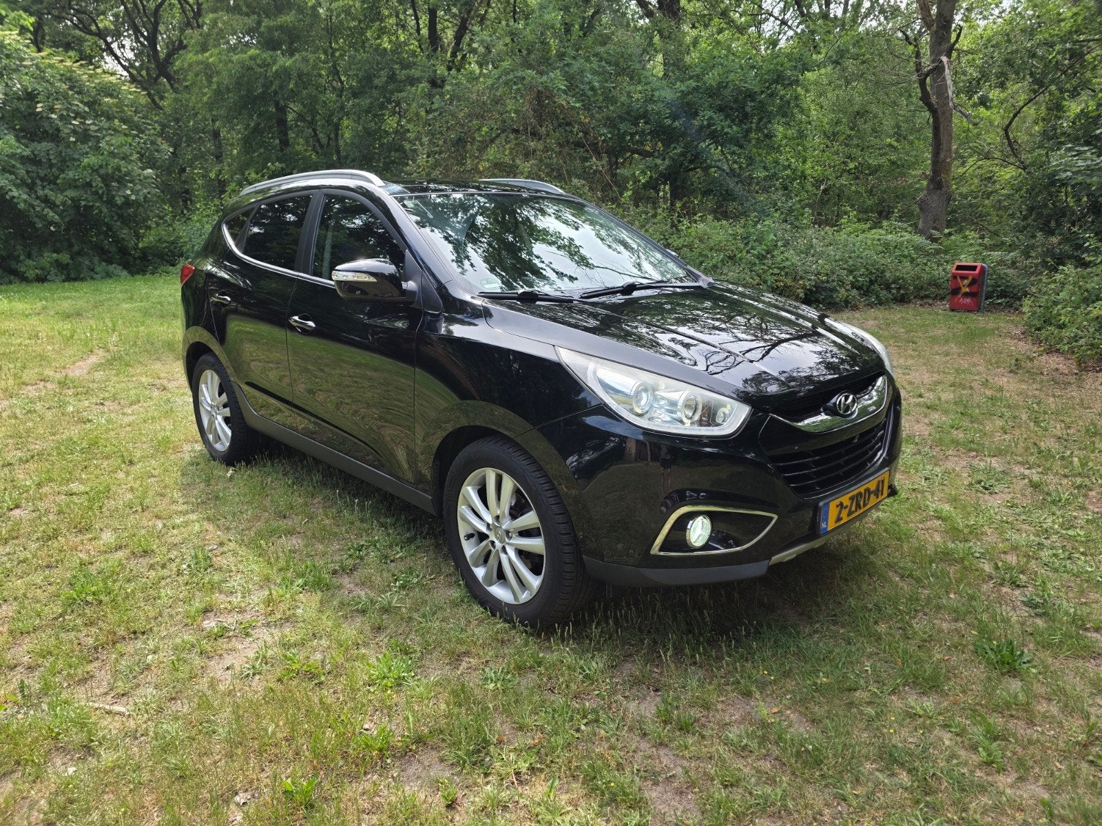 Hyundai iX35 2.0 I Cvvt 2WD AUT 2011 Zwart, 1998 cc, 4 cilinders, 1438 kg, 75 €/maand