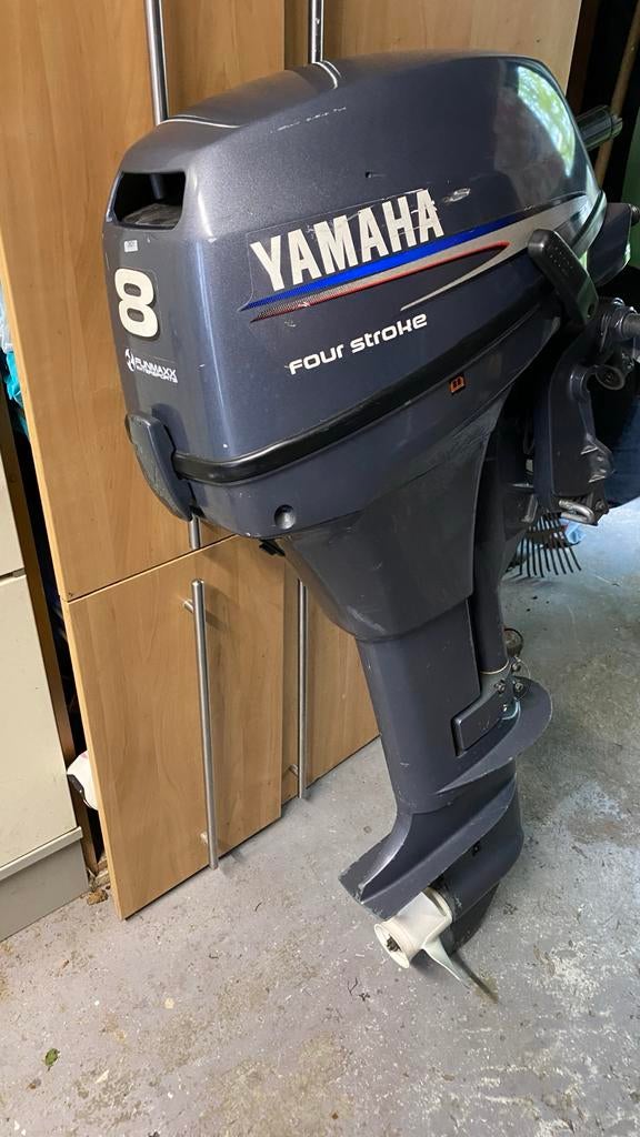 Yamaha 8pk 4 takt buitenboordmotor - recente onderhoudsbeurt, Watersport en Boten, Buiten- en Binnenboordmotoren, Ophalen, Gebruikt