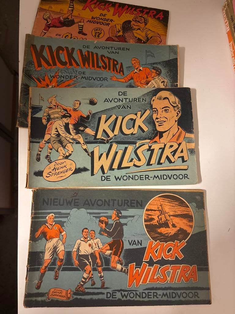 16 Kick Wilstra stripboeken, Boeken, Stripboeken, Meerdere stripboeken, Ophalen of Verzenden, Gelezen
